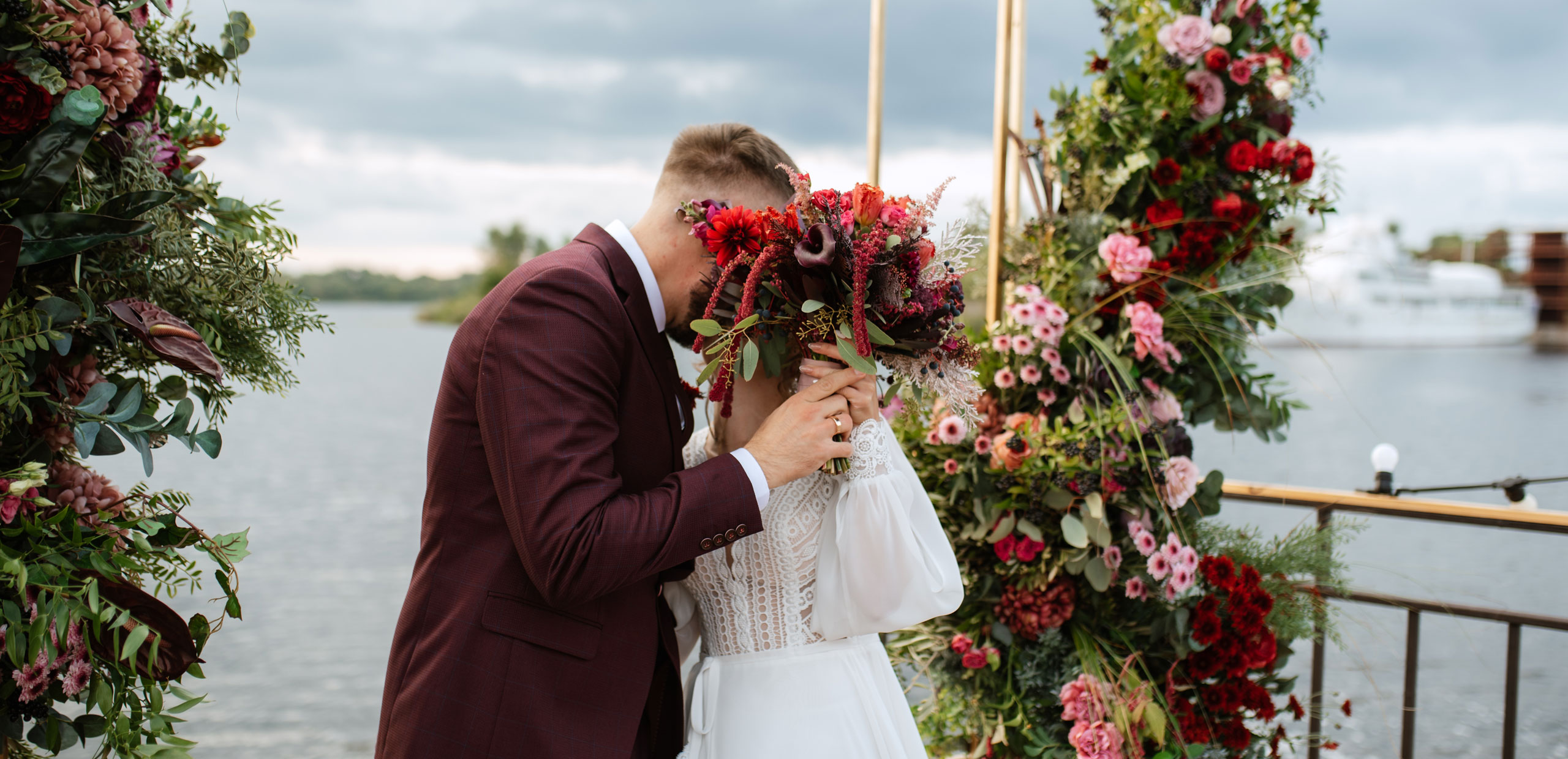 Decoracion de boda en rojo
